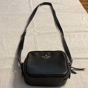 Kate Spade Black Leather Crossbody Bag (small)